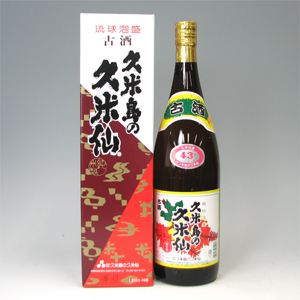久米島の久米仙　でいご　古酒 43゜　1.8Ｌ  [77456]